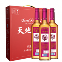 地壹號(hào)蘋(píng)果醋飲料650ml*4瓶電商銷(xiāo)售新包裝