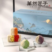 千里江山禮盒手工和菓子中式傳統(tǒng)糕點伴手禮酥皮